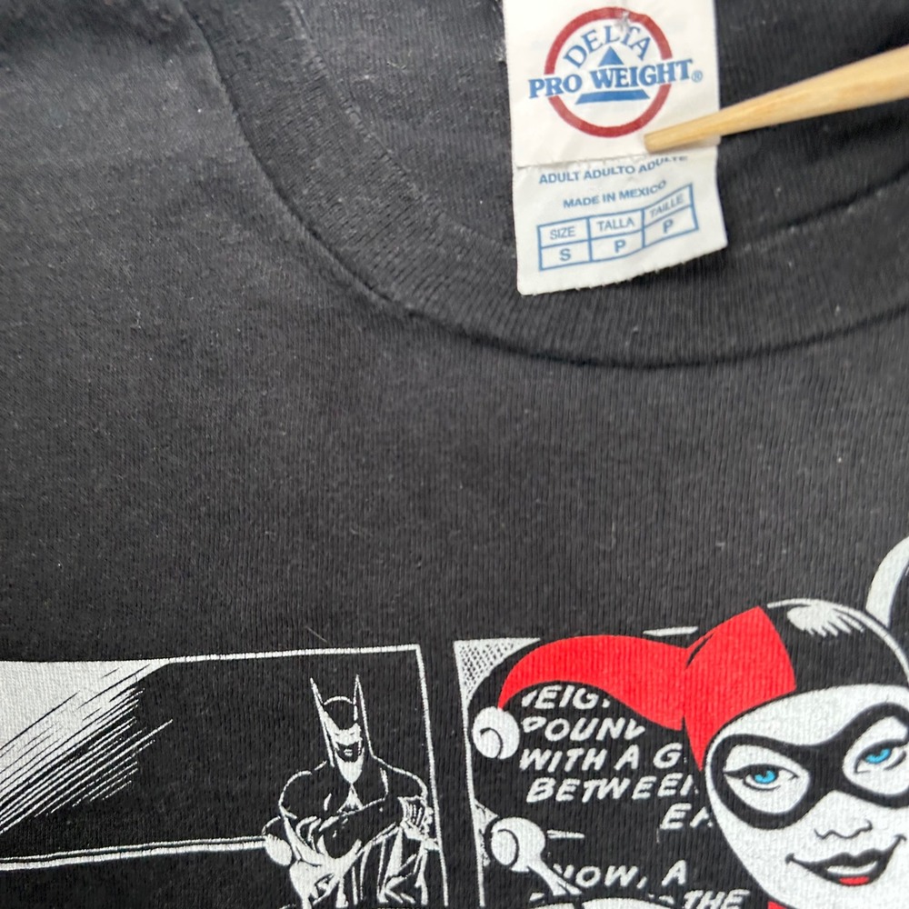 DC Comics Harley Quinn Black Comic Panel T Shirt‎ Mens Size Small - Picture 4 of 8
